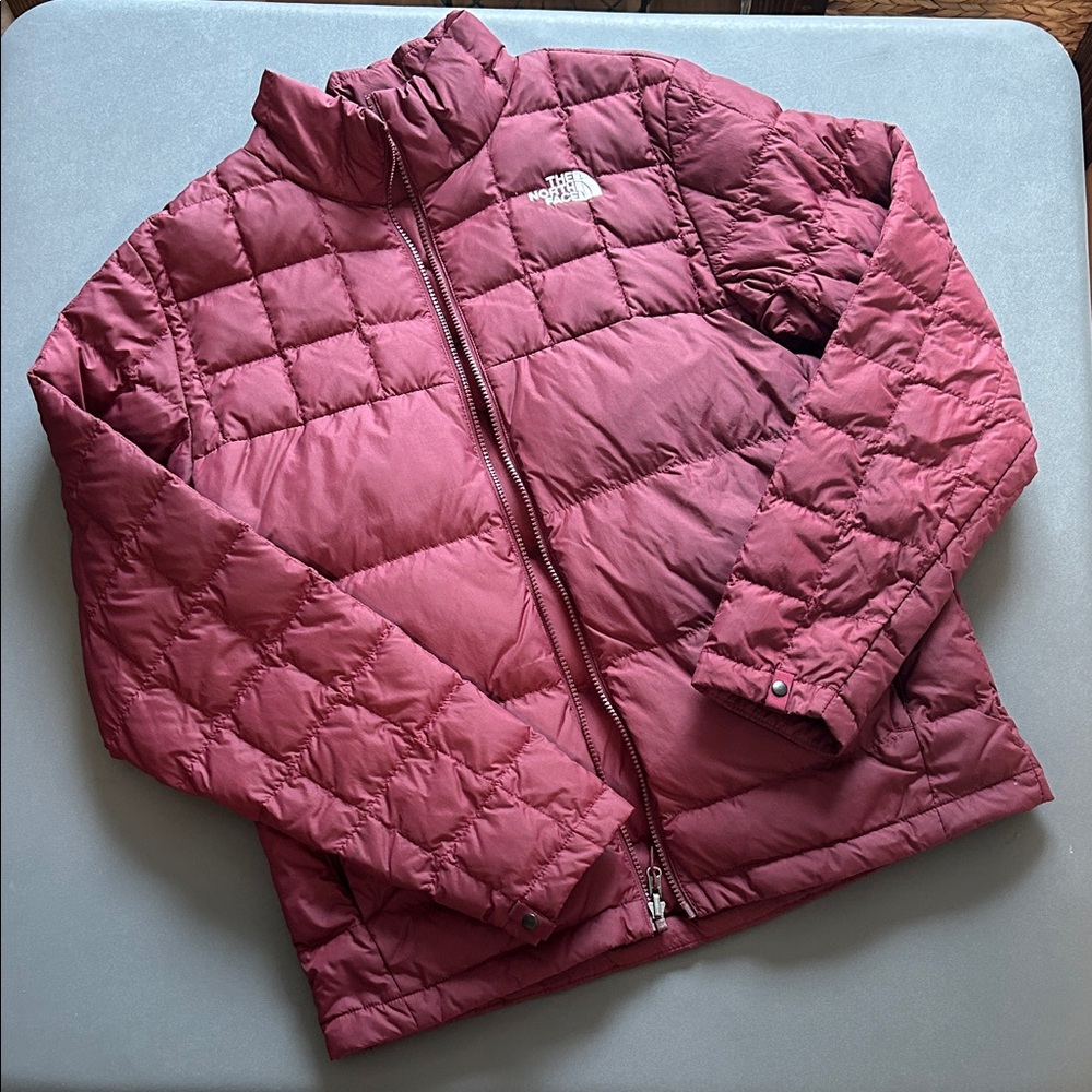 The North Face Mens Garnet Red Puffer (550)